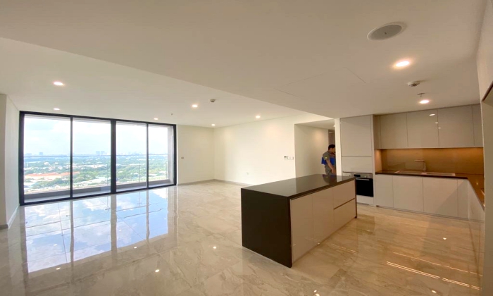 Unfurnished Three Bedroom Thao Dien Green Apartment For Rent HCM