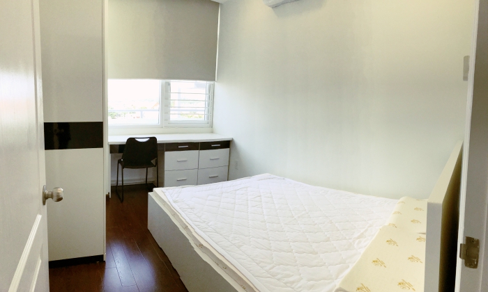 Balcony Two Bedroom Lily Serviced Apartment For Rent HCMC