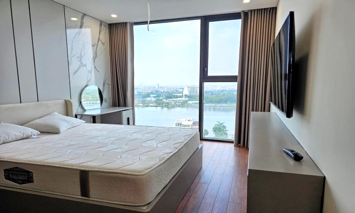 Good Interior 03 Bedroom Thao Dien Green Apartment For Rent HCMC