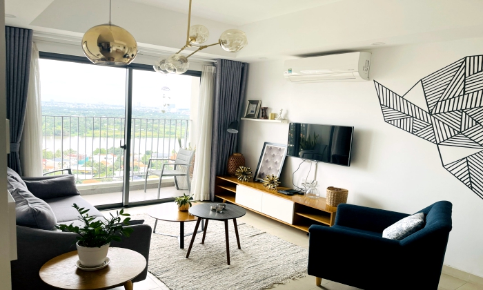 Three Bedroom Masteri Thao Dien for Rent Tower 4 HCMC