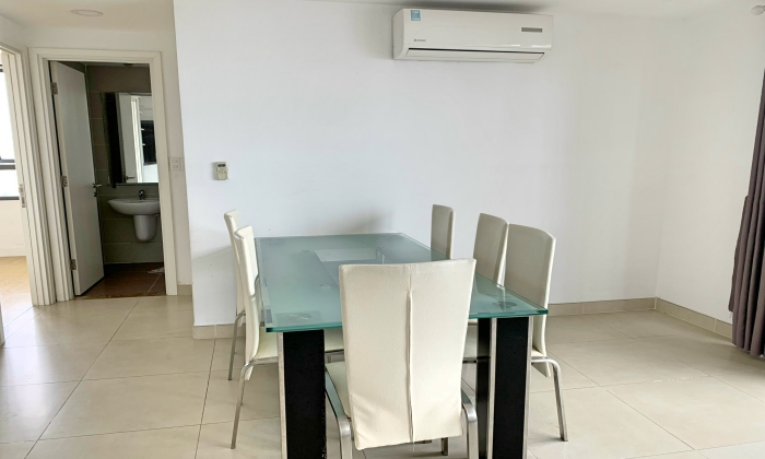 Partly Furnished Three Bedroom Masteri Thao Dien For Rent HCMC