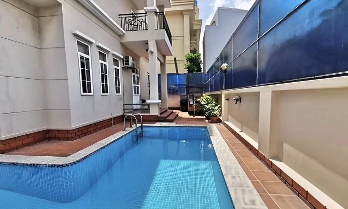 Corner Villa for rent in 216 Nguyen Van Huong Thao Dien HCMC