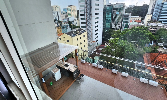 Two Bedroom Leman Apartment For Rent With Bathtub District 3 HCMC