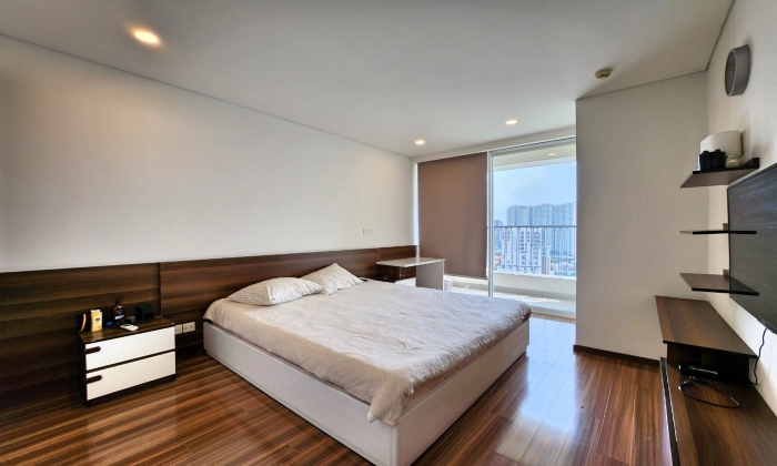 Renovated Wooden Floor 03 Bedroom Thao Dien Pearl Apartment For Rent HCM