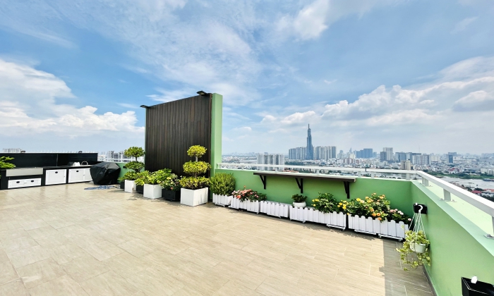 So Luxury Penthouse Tropic Garden Apartment for rent in Thao Dien HCM