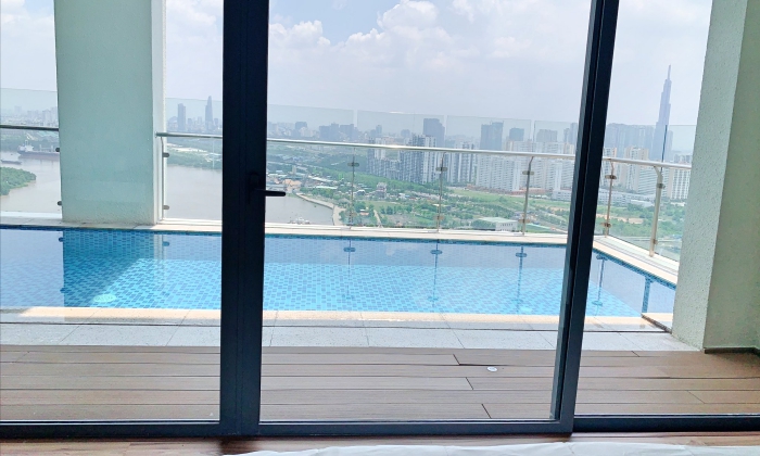 Private Pool Sky Villa Diamond Island Apartment For Rent HCMC