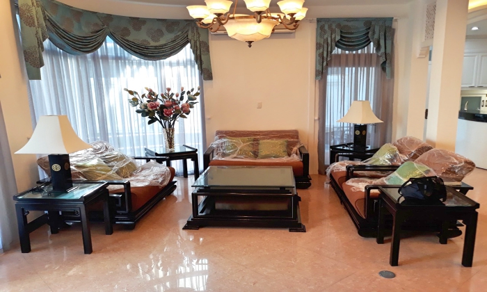 Furnished Villa for rent in Binh An Tran Nao area Thu Duc City HCMC