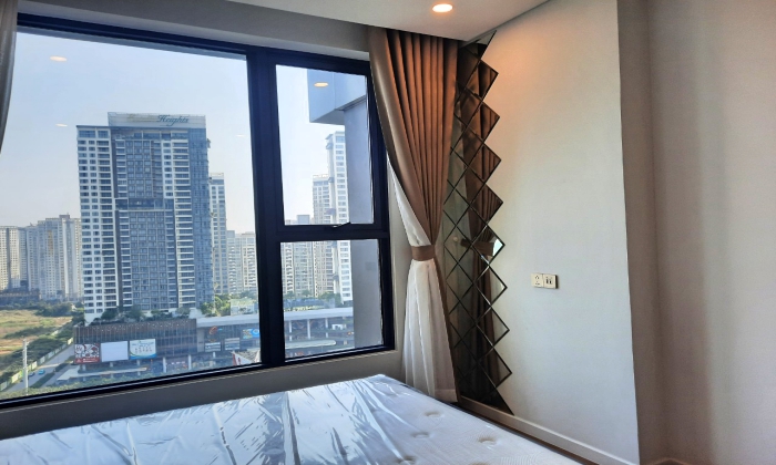 Dark furniture 02 Bedroom Apartment for rent in Lumiere Thao Dien HCM