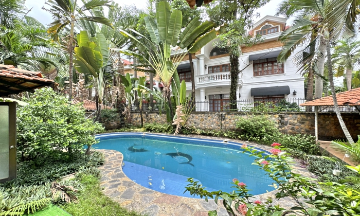 Very nice Garden Villa For Rent  Phu Tuong Compound Thao Dien HCM