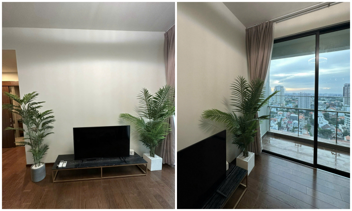 High Floor 01 Bedroom d'Edge Thao Dien Apartment For Rent HCMC