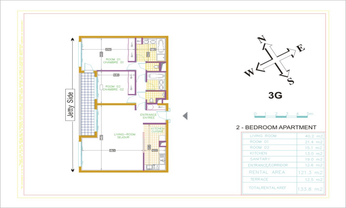 Open View To River 02 Bedroom Saion Domaine Residence For Rent HCM