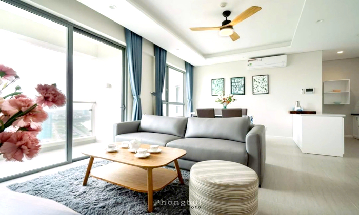 Diamond Island Apartment For Rent 02 Bedroom High Floor HCM