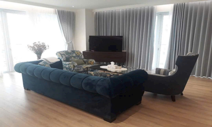 High Quality Furniture 03 Bedroom 220Sqm Diamond Island For Rent HCM