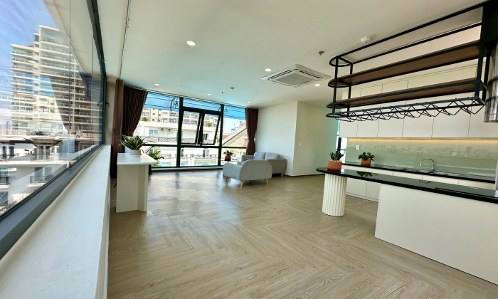 Penthouse Two Bedroom Genuss Serviced Apartment For Rent Thao Dien HCM