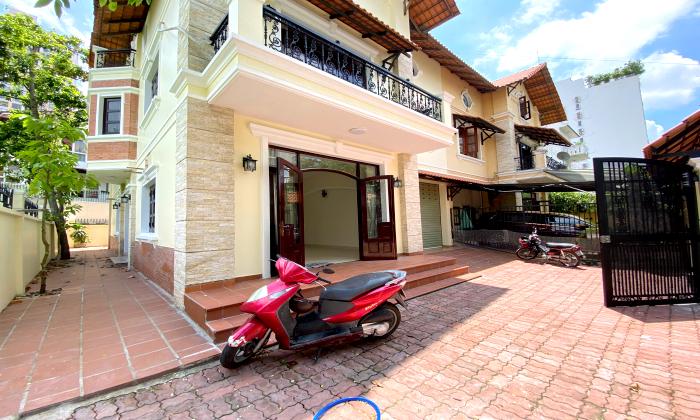 Nice Renovated Villa For Rent in 188 Nguyen Van Huong Street Thao Dien HCM