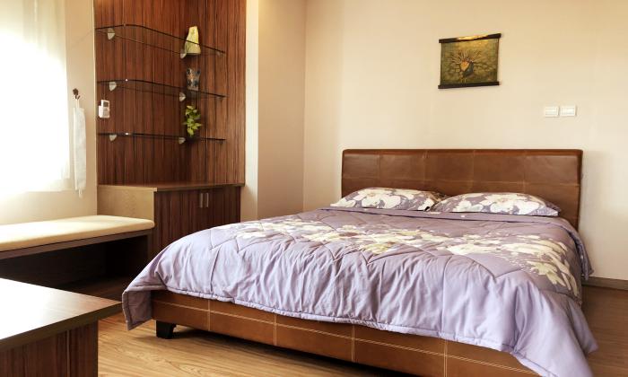 Amazing Wooden Style Three Bedroom Ben Thanh Tower Apartment For Rent District 1 HCMC