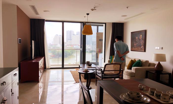 Amazing View Two Bedroom Apartment For Lease in Vinhomes Golden River HCMC 