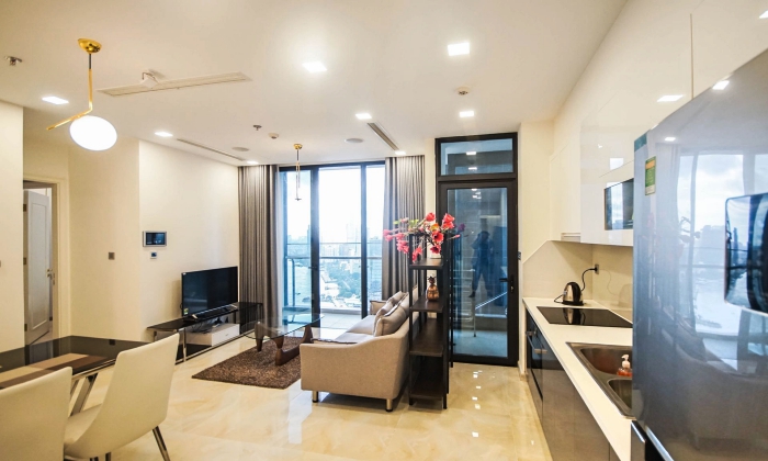 Good View To City And River Two Bedroom Apartment in Vinhomes Golden River District 1 HCMC