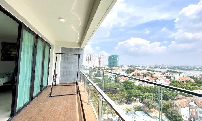 Furnished Fantastic View Four Bedroom The D'Edge Apartment in Thao Dien Thu Duc City