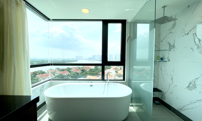 Furnished Fantastic View Four Bedroom The D'Edge Apartment in Thao Dien Thu Duc City