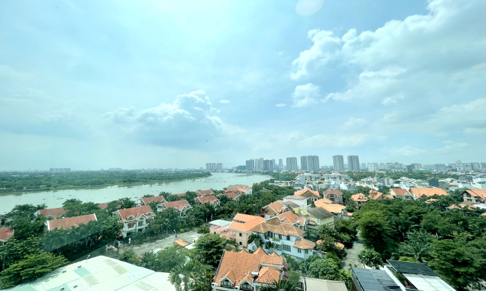 Furnished Fantastic View Four Bedroom The D'Edge Apartment in Thao Dien Thu Duc City