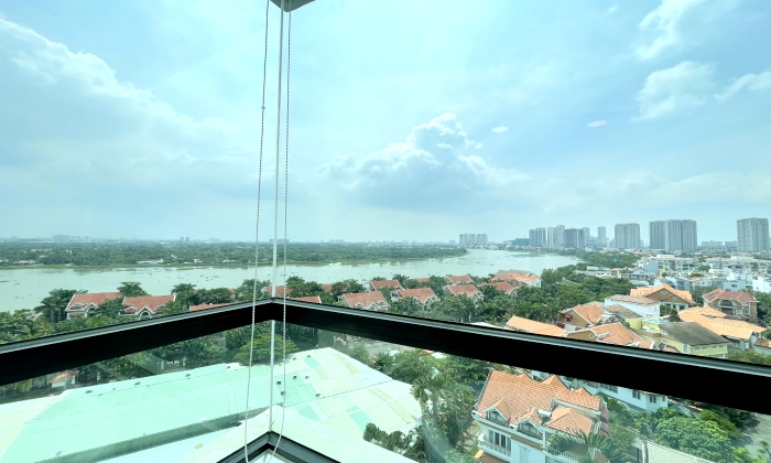 Furnished Fantastic View Four Bedroom The D'Edge Apartment in Thao Dien Thu Duc City