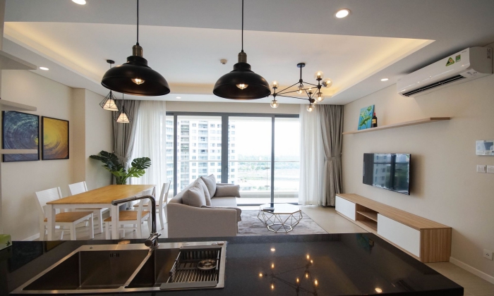 Simply and Modern Two Bedroom Apartment For Rent in Diamond Island District 2 HCM