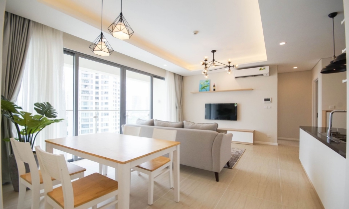 Simply and Modern Two Bedroom Apartment For Rent in Diamond Island District 2 HCM