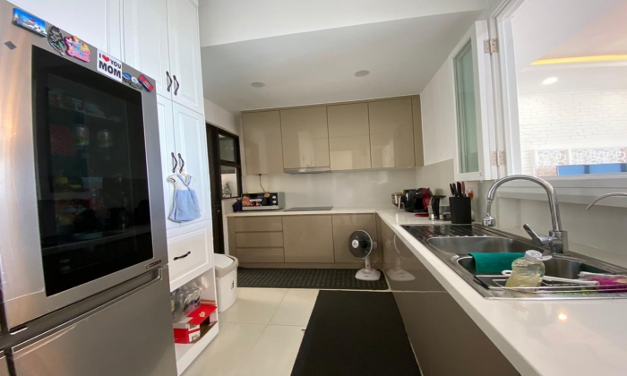 Modern Interior Four Bedroom Estella Heights Apartment For Rent in An Phu District 2 HCMC