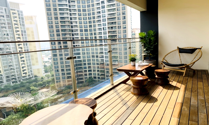 Pool View Fully Furnished Four Bedroom Estella Height Apartment For Rent Thu Duc City