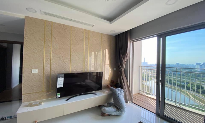 Fully Furnished Two Bedroom Apartment For Rent in Palm Height District 2 Ho Chi Minh CIty