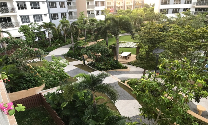 Garden View Three Bedroom Apartment For Rent in Palm Height An Phu District 2 HCMC