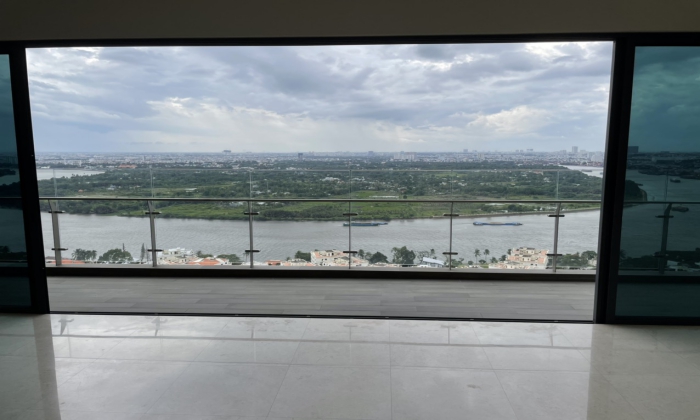 Partly Furnished River  Four Bedroom Facing in Q2 Thao Dien Disrict 2 Ho Chi Minh City