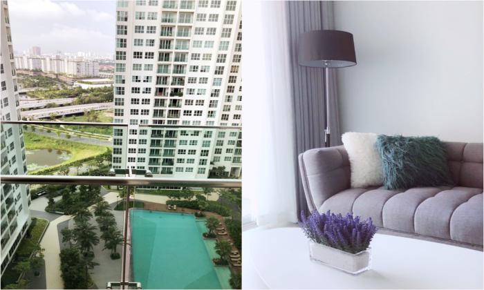 High Floor and Nice Decoration Two Bedroom For Lease in Sadora District 2 HCMC