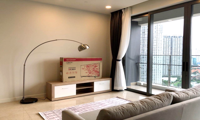 Modern Furniture and River View Two Bedroom The Nassim Apartment in Thao Dien Thu Duc City