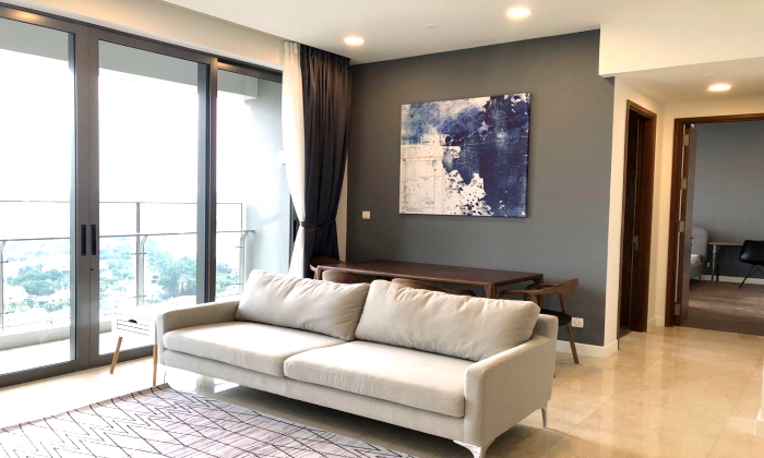 Modern Furniture and River View Two Bedroom The Nassim Apartment in Thao Dien Thu Duc City