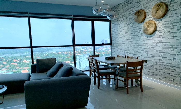 Furnished Three Bedroom Apartment For Rent in Ascent Thao Dien Thu Duc City