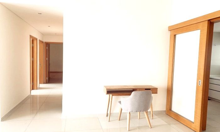 Unfurnished Three Bedroom Apartment in The Vista An Phu For Rent Thu Duc City