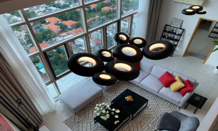 Five Bedroom Duplex The Vista Apartment For Rent in An Phu District 2 HCMC