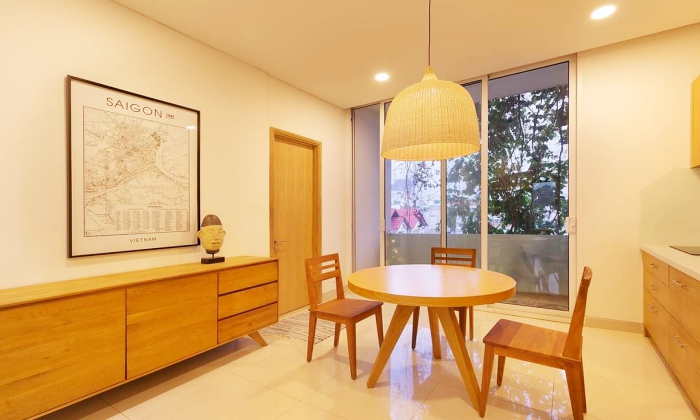 Spacious One Bedroom Serviced Apartment For Rent in Thao Dien HCM