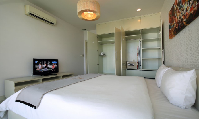 Nice Furniture One Bedroom Gleen Wood Serviced Apartment HCMC