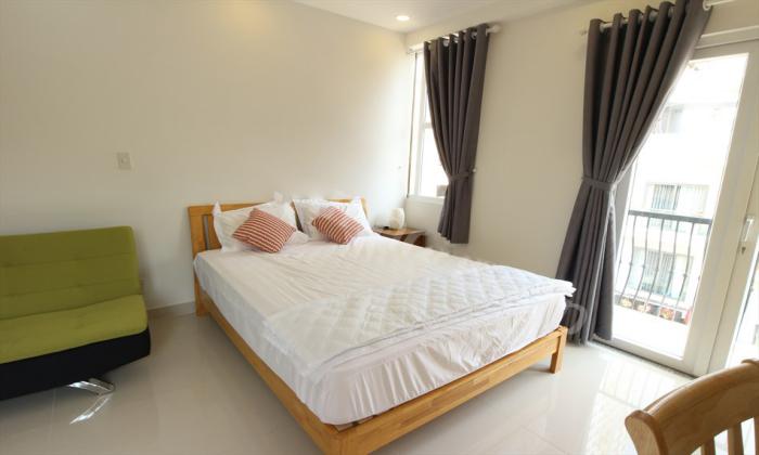 Studio Serviced Apartment Balcony in Thao Dien Ho Chi Minh City