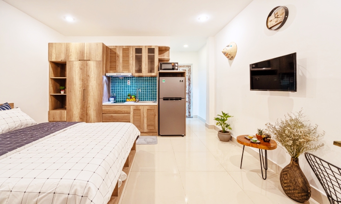 Studio Serviced Apartment With Windows in Nguyen Van Mai District 3 Ho Chi Minh City