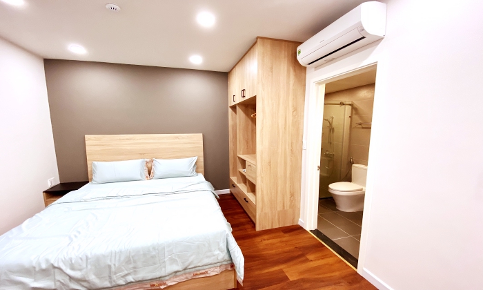 Good Kitchen and Interior Two Bedroom Serviced Apartment in District 3 Ho Chi Minh City