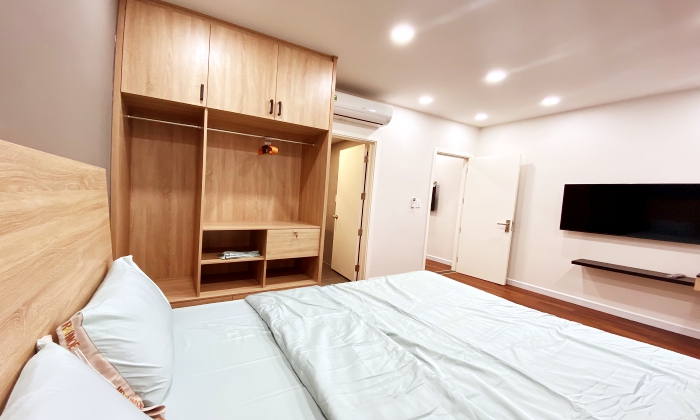 Good Kitchen and Interior Two Bedroom Serviced Apartment in District 3 Ho Chi Minh City