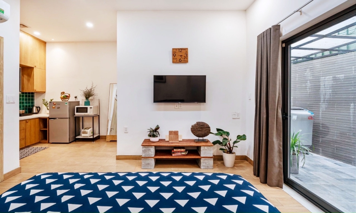 Studio Apartment For Rent in Nguyen Huu Canh Street Binh Thanh District HCMC