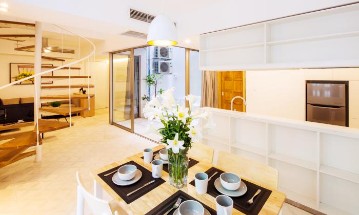 Wonderful Duplex One Bedroom Apartment For Rent in Bach Dang Street Tan Binh District HCMC