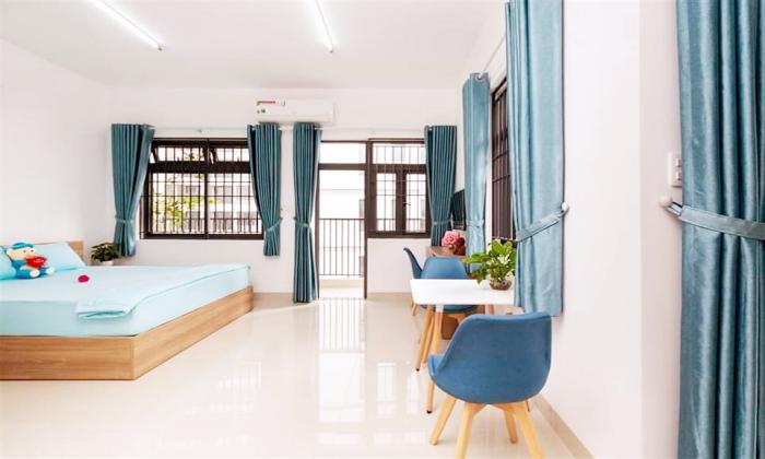 Attractive Fresh Light Studio Serviced Apartment For Rent in Ho Chi Minh City