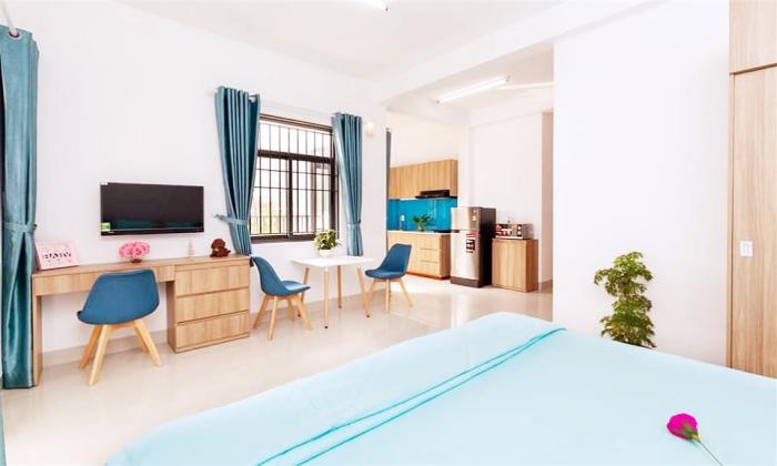 Attractive Fresh Light Studio Serviced Apartment For Rent in Ho Chi Minh City