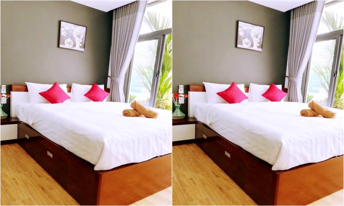 Garden Top Floor One Bedroom Apartment For Rent in Le Van Sy Tan Binh District HCMC